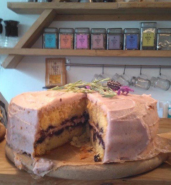 lavender and blueberry