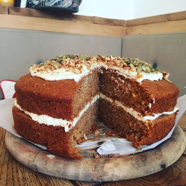 Butternut Squash & Pecan Cake