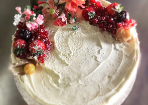 Fanny's Fancies Birthday Cake with Floral Decoration