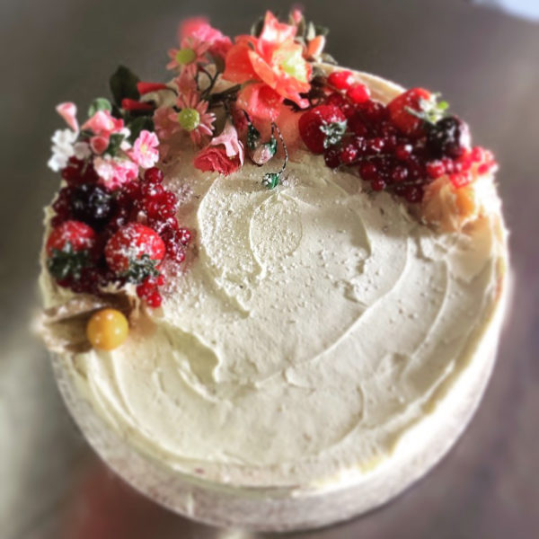 Fanny's Fancies Birthday Cake with Floral Decoration